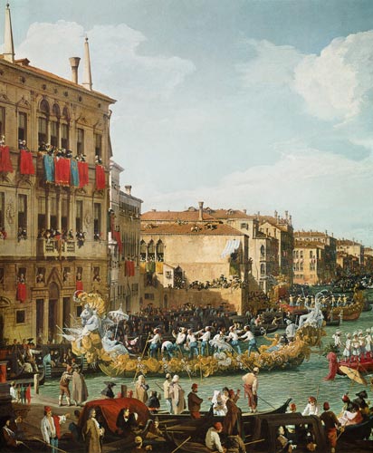 Carnival von Giovanni Antonio Canal (Canaletto)