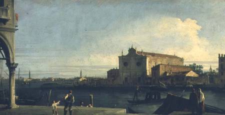 The Church of S. Giovanni dei Battuti, Murano von Giovanni Antonio Canal (Canaletto)