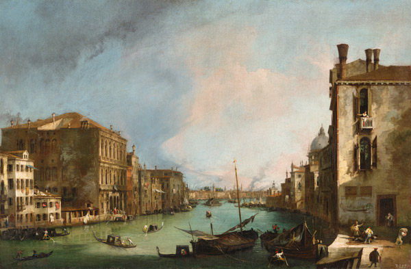 Der Canal Grande in Venedig von Giovanni Antonio Canal (Canaletto)