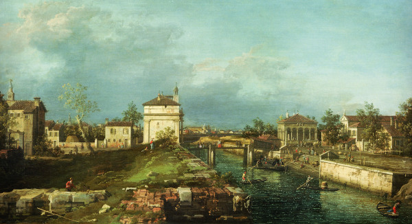 Padua, Porta Portello / Canaletto von Giovanni Antonio Canal (Canaletto)