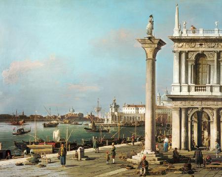 View of The Entrance to the Grand Canal from the Piazzetta