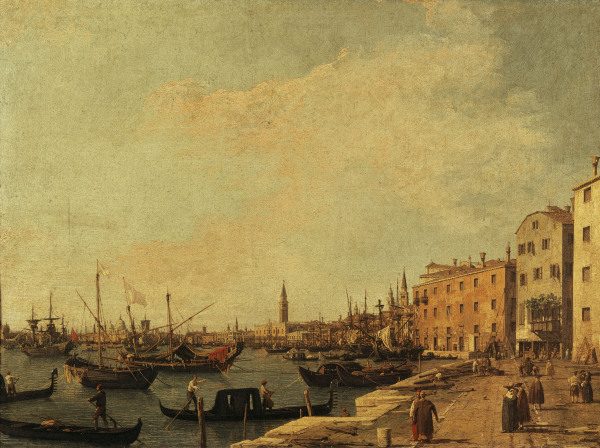 Venice /Doge s Palace/Canaletto/ c.1730 von Giovanni Antonio Canal (Canaletto)