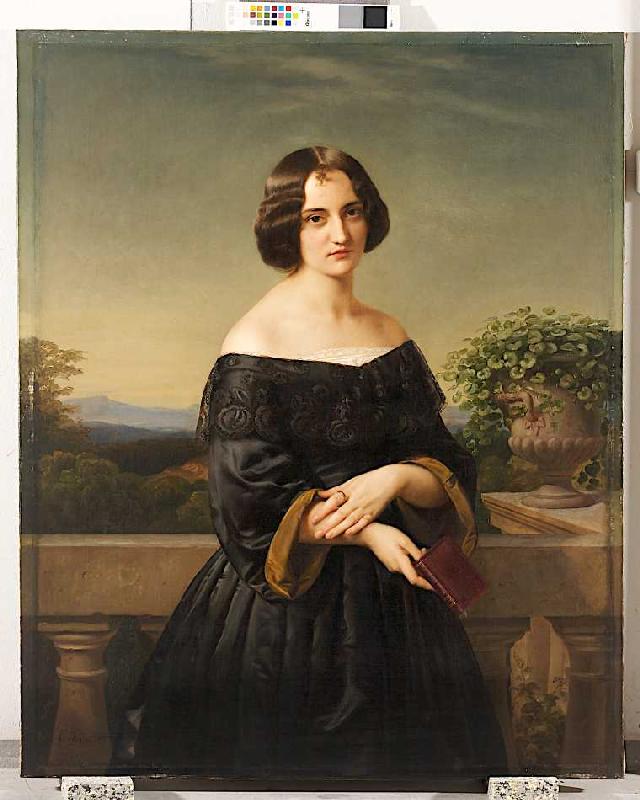 Bildnis der Malerin Marie Wiegmann von Carl Ferdinand Sohn
