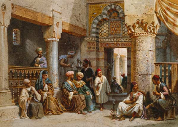 In einem arabischen Kaffeehaus von Carl Friedrich Heinrich Werner