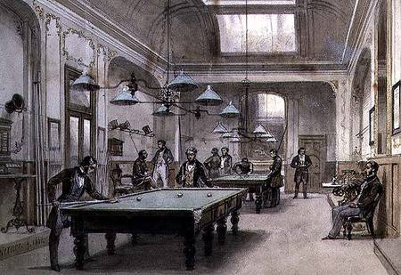 A Billiard Room von Carl Friedrich Heinrich Werner