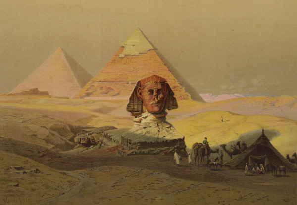 Pyramiden von Gizeh von Carl Friedrich Heinrich Werner