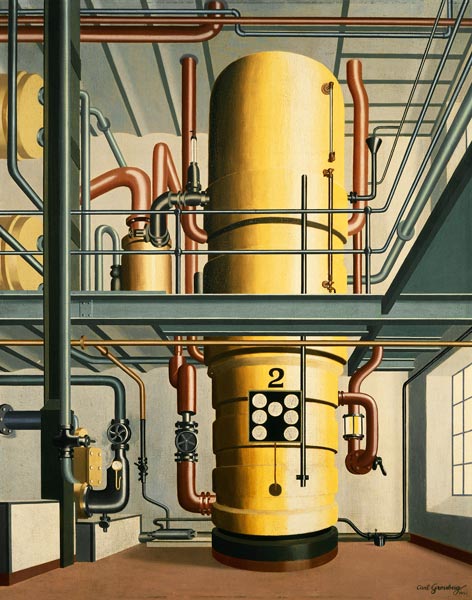 Der gelbe Kessel, 1933. von Carl Grossberg
