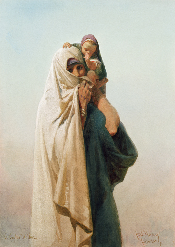 A Coptic Mother von Carl Haag