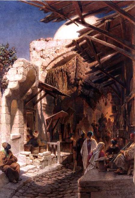 The Bazaar near the Damascus Gate in Jerusalem von Carl Haag
