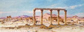 The Remains of Zenobia's Palace, Palmyra 1859  on