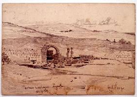 Fontana della Virgine, Nazareth 1859 cil o