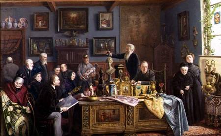 The Auction von Carl Johann Spielter
