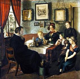 Pastor Johann Wilhelm Rautenberg and his Family 1833  on