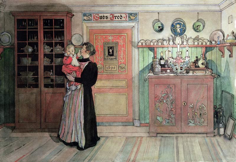 Between Christmas and New Year, from 'A Home' series von Carl Larsson