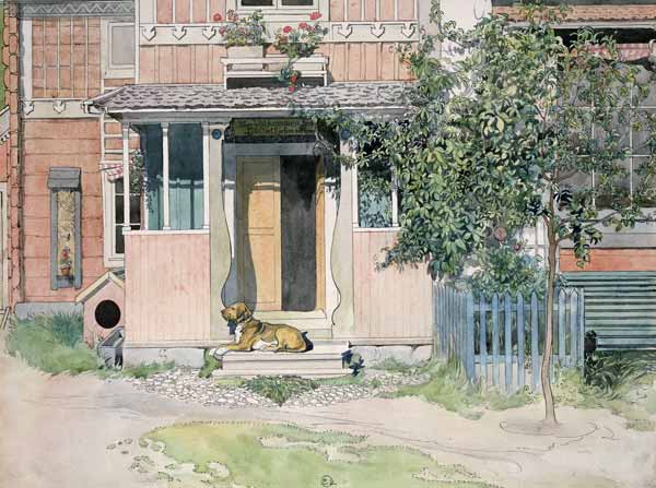 The Verandah, from 'A Home' series von Carl Larsson