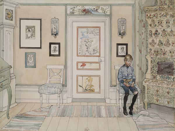 In the Corner, from 'A Home' series von Carl Larsson