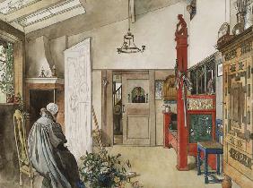 The Studio, from 'A Home' series c.1895  on