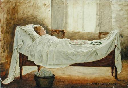 Deathbed von Carl Ludwig Jessen