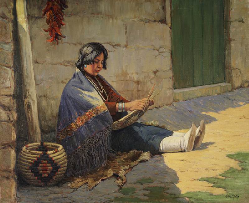 Hopi Korbmacher von Carl Moon