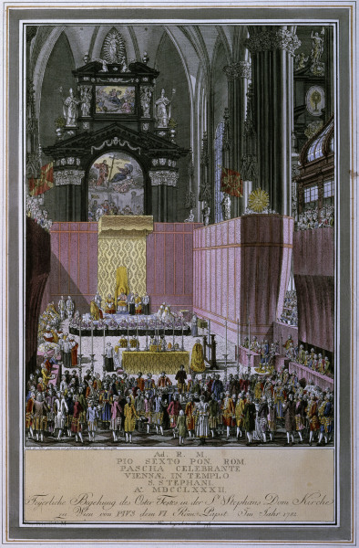 Wien, Stephansdom, Pius VI von Carl Schütz