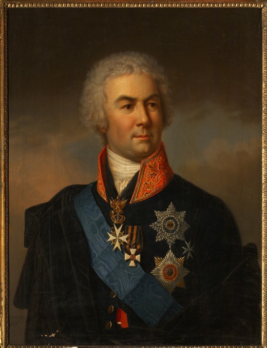 Porträt von Peter Graf von Sawadowski (1739–1812) von Carl Schulz