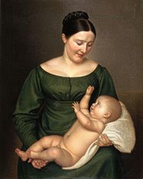 Mutter mit Kind. von Carl Sieg