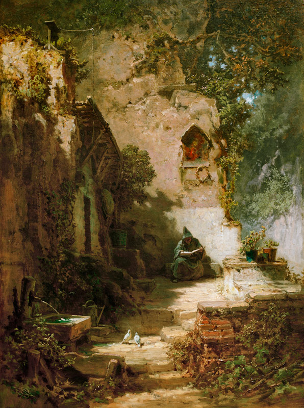 Der Einsiedler von Carl Spitzweg