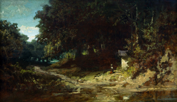 Spitzweg / Girl Praying in Woods / 1870 von Carl Spitzweg