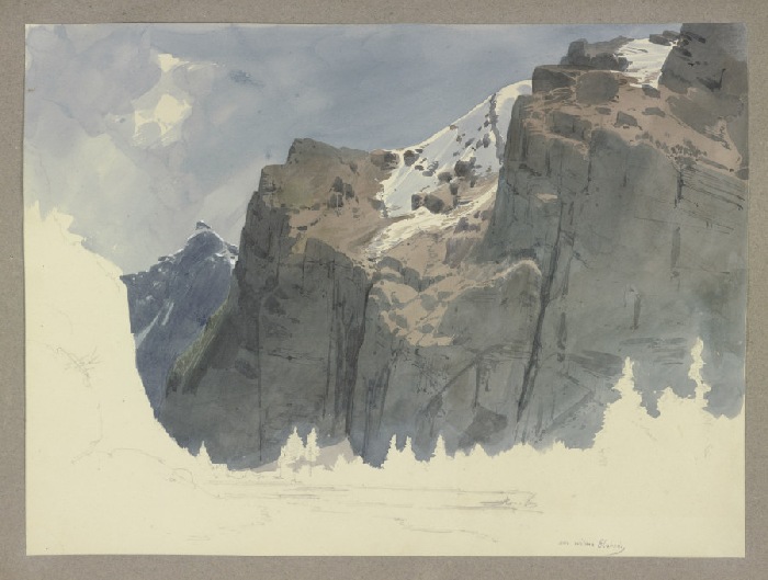 Alpine Landschaft von Carl Theodor Reiffenstein