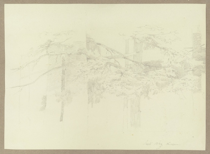 Bäume bei Rödelheim von Carl Theodor Reiffenstein