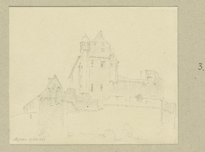 Burg Alzenau von Carl Theodor Reiffenstein