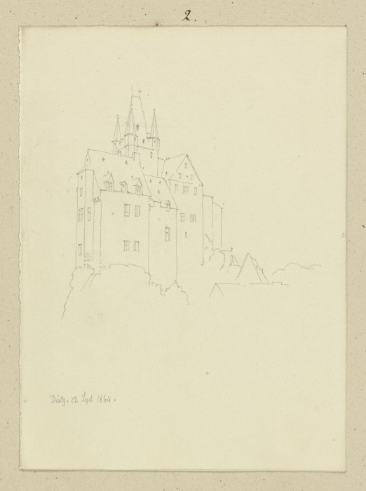 Das Grafenschloss Diez von Carl Theodor Reiffenstein