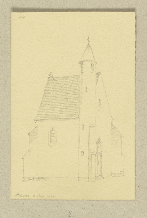 Die Nikolauskapelle in Achern von Carl Theodor Reiffenstein