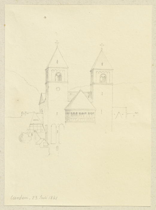 Die Stiftskirche St. Castor in Karden von Carl Theodor Reiffenstein