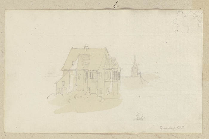 Frei stehendes Haus mit Erkern von Carl Theodor Reiffenstein