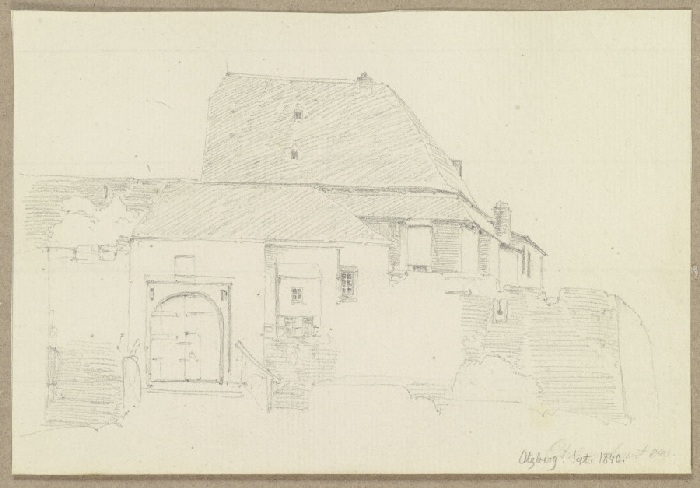 Gebäudeensemble in Otzberg von Carl Theodor Reiffenstein