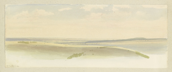 Hügellandschaft von Carl Theodor Reiffenstein