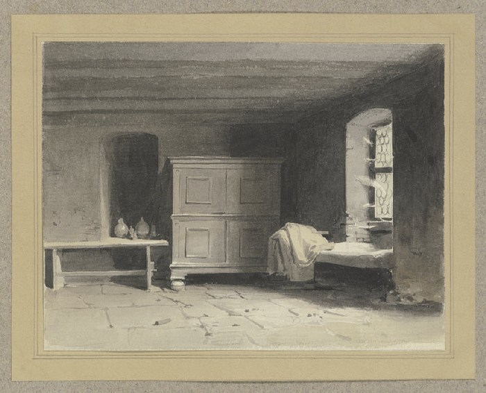 Inneres einer Schlafkammer von Carl Theodor Reiffenstein
