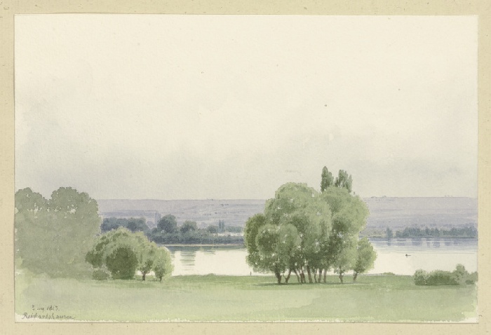 Landschaft bei Reichartshausen von Carl Theodor Reiffenstein