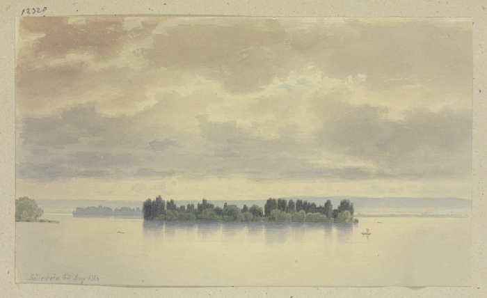 Rheininsel bei Rüdesheim von Carl Theodor Reiffenstein