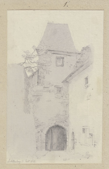 Torhaus in Lichtenberg von Carl Theodor Reiffenstein