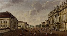 View of the armory and Unter den Linden Street