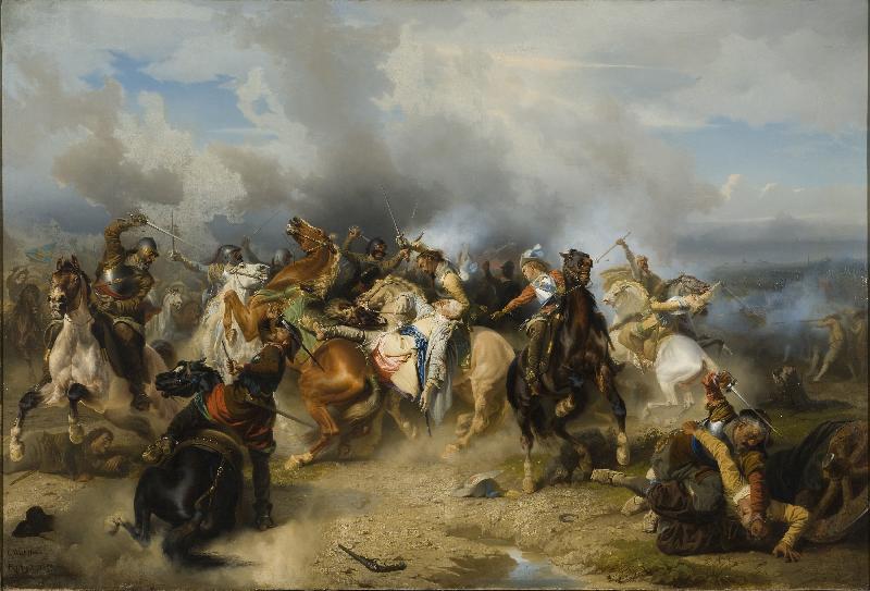 Der Tod Gustav Adolfs in der Schlacht bei Lützen am 6. November 1632 von Carl Wahlbohm