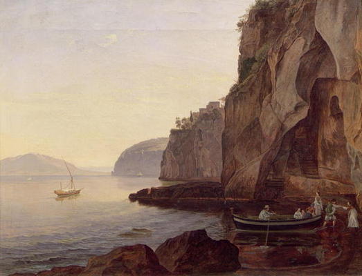 Cocumella near Sorrento, 1827 (oil on canvas) von Carl Wilhelm Götzloff