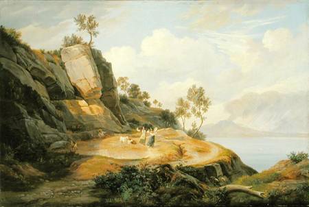 Landscape in Italy von Carl Wilhelm Götzloff