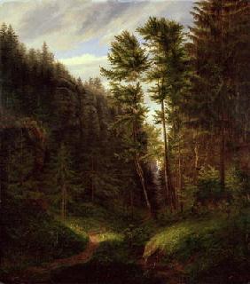 Clearing in the Uttenwald Region, 1820 (oil on canvas) 1848