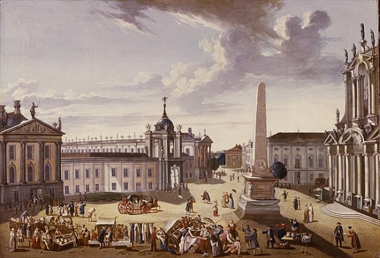 View of the Town Hall, 1772 (see also 330437) von Carl Christian Baron