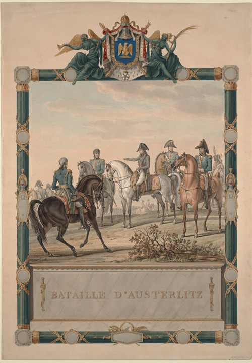 Die Schlacht bei Austerlitz am 2. Dezember 1805 von Carle Vernet