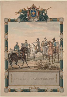 Die Schlacht bei Austerlitz am 2. Dezember 1805 1805