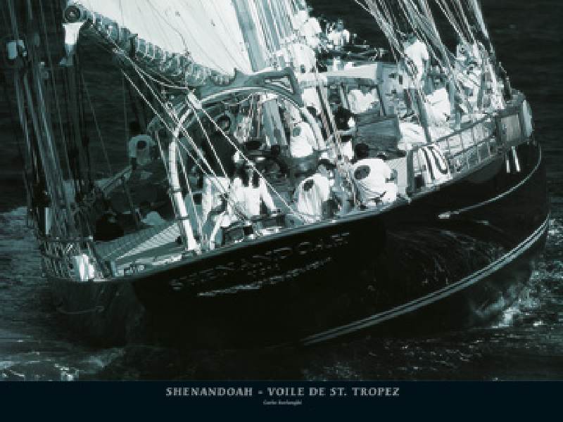 Shenandoah - Voile de St. Tropez von Carlo Borlenghi
